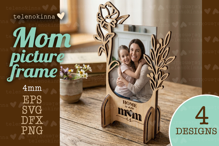 Mom picture frame SVG | Mothers day gift