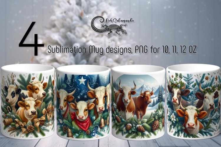 Cow Sublimation Designs Image 7