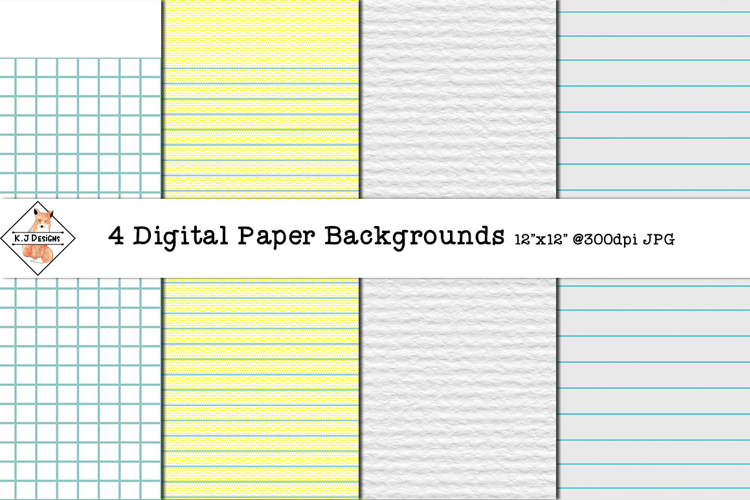 Digital lined Paper #2 Backgrounds