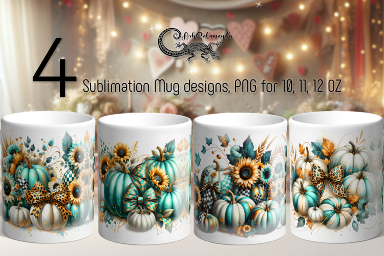 Pumpkin season | autumn Sublimation Mug design PL