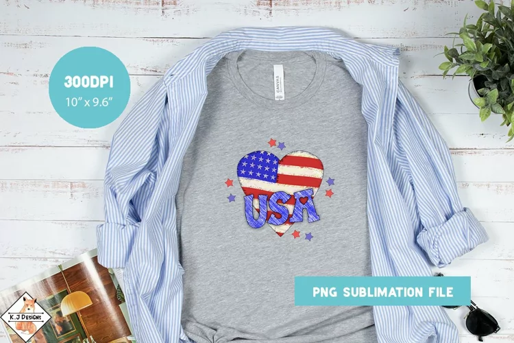 USA Sublimation Design | Patriotic Designs