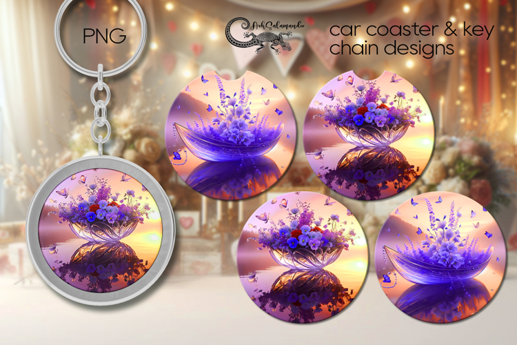 Car Coaster Sublimation Template  Image 2