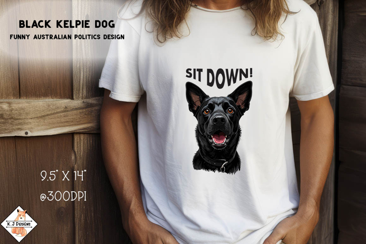 Funny Dog Design Sublimation Design