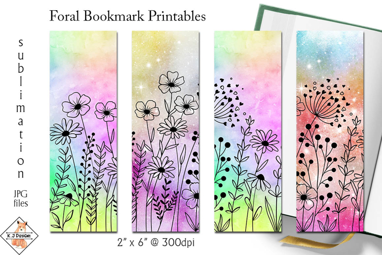 Floral Bookmark Designs | Printables
