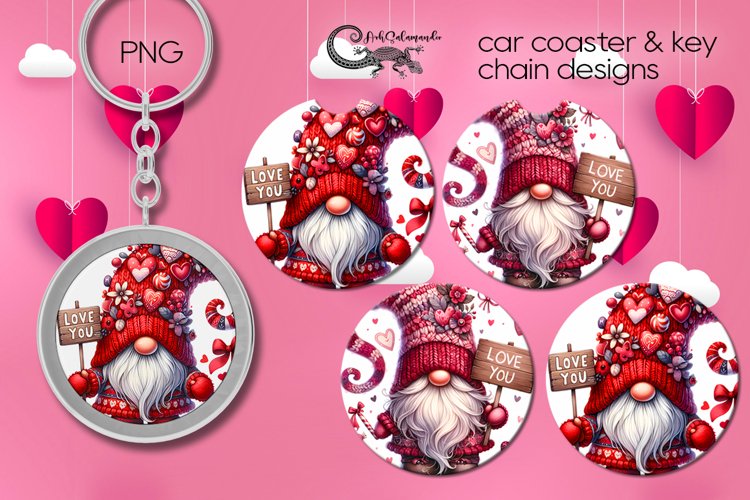 Valentine Gnome Clipart Image 6