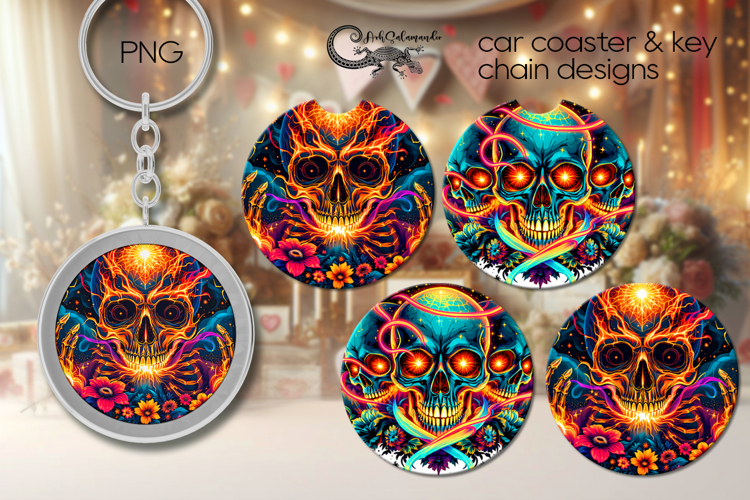 Sugar Skulls Clipart Image 2
