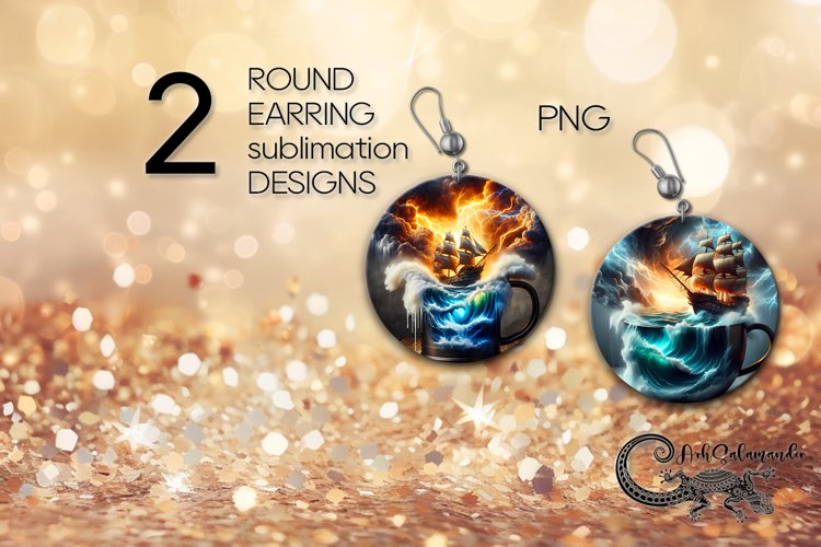 Sublimation Earring Designs Image 5