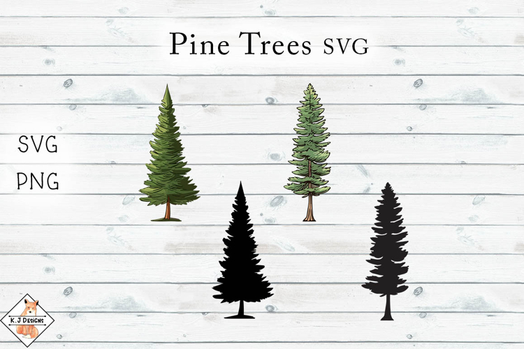 Pine Trees SVG   PNG