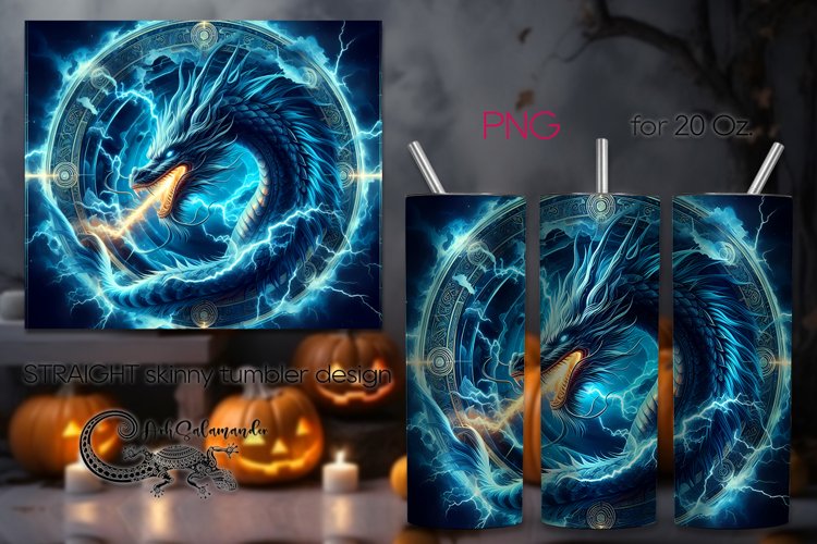 Chinese dragon | Skinny tumbler sublimation design PLUS5