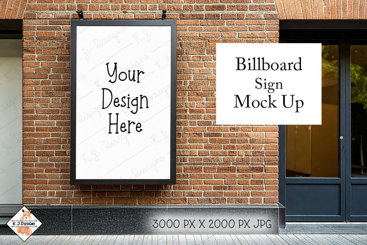 Billboard Sign Mock Up Photo jpg