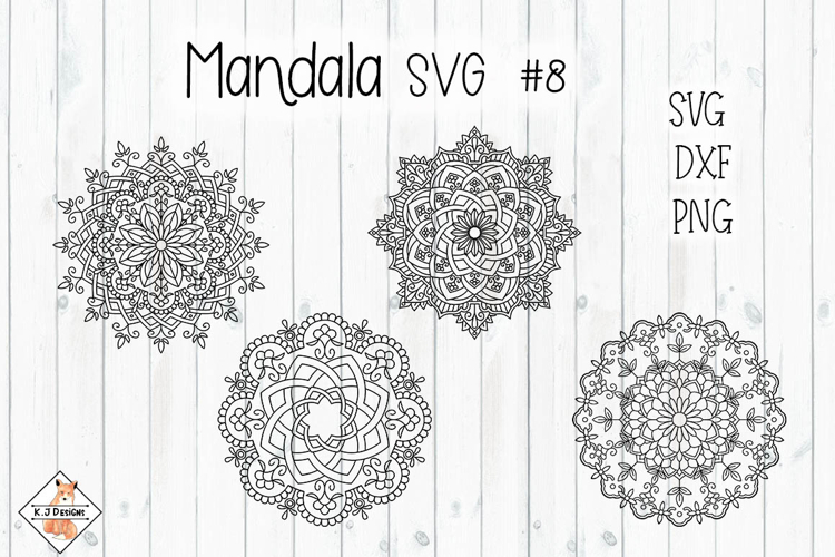 Mandalas SVG #8