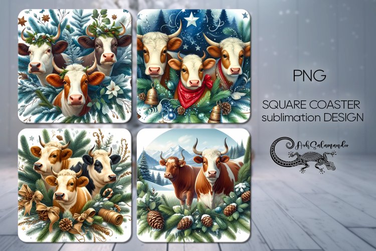 Cow Sublimation Designs Image 5