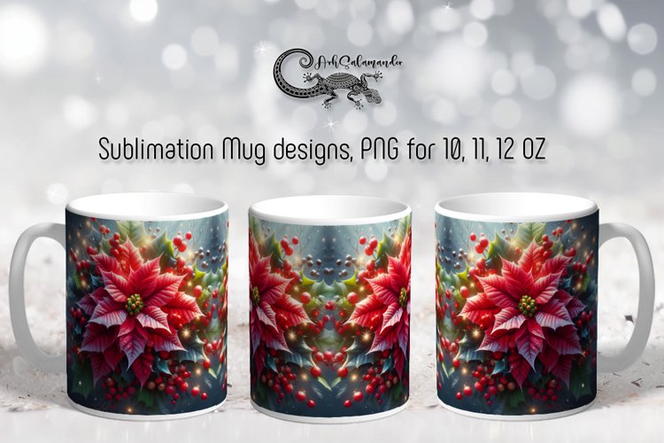 Christmas composition | Mug sublimation design PLUS6