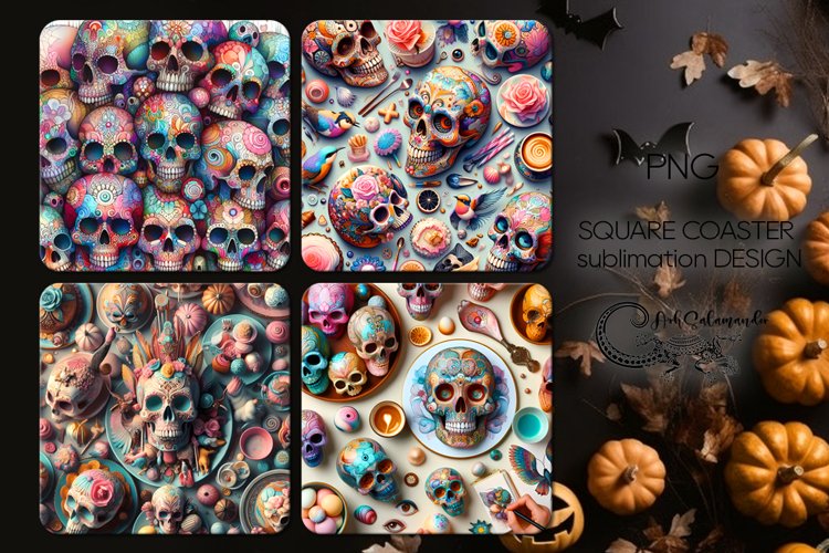 Sugar Skulls Clipart Image 13