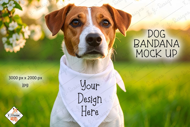 Dog Bandana Mock Up Photo Jpg