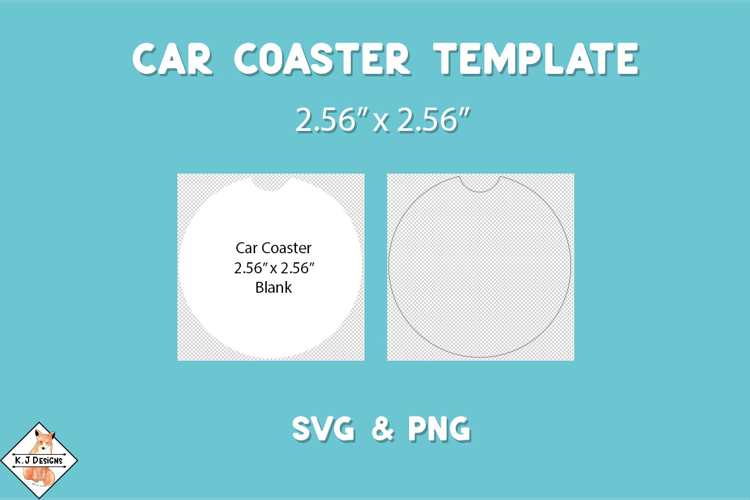 Car Coaster Templates SVG