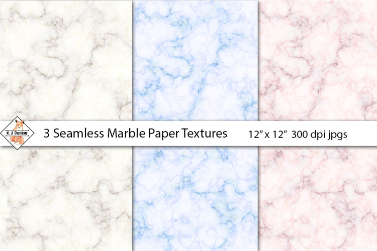 Marble Paper Textures Digital Papers