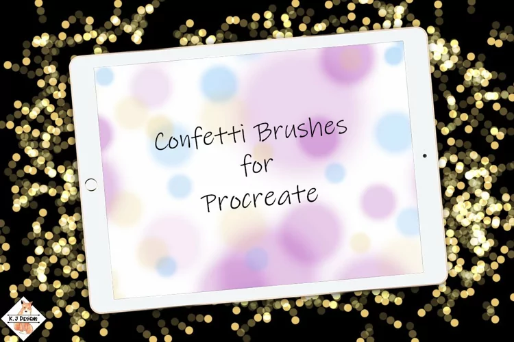 Procreate Brushes - Confetti and Line