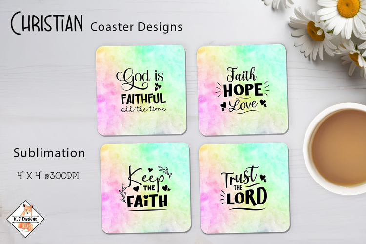 Christian Coaster Designs Sublimation