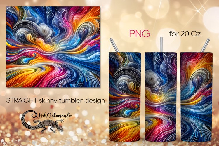 Abstract design | surrealism Straight Skinny Tumbler PLUS8