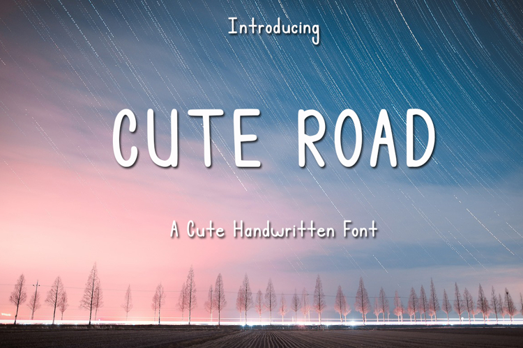 Cute Road Handwritten Font