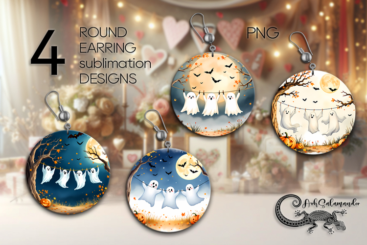 Halloween Earring SVG Image 5