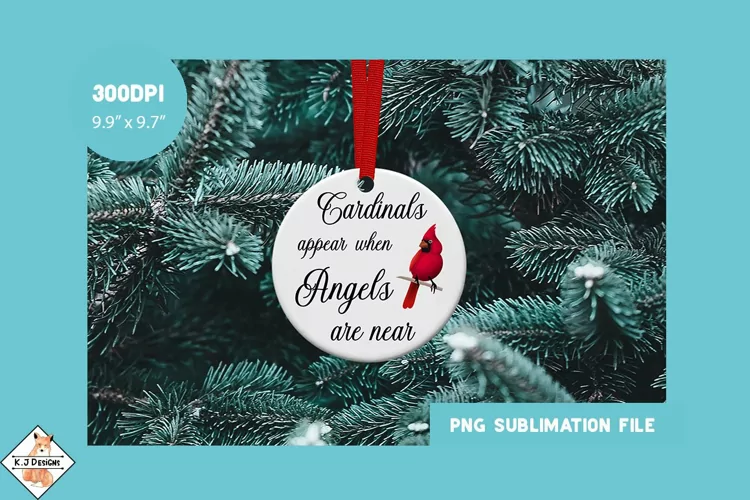 Christmas Ornament Design | Cardinal Bird