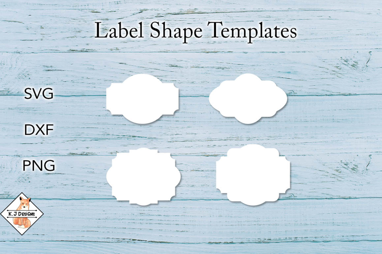 Label Shape Templates SVG