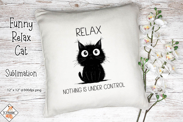 Funny Relax Cat Sublimation