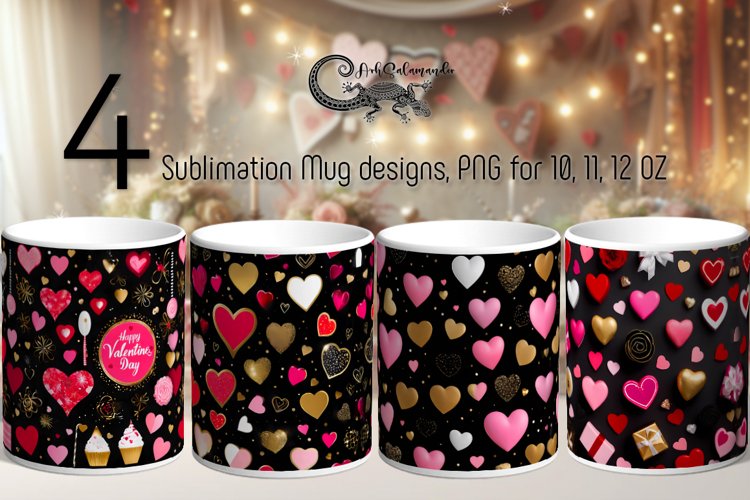 Pink Hearts Clipart Image 22