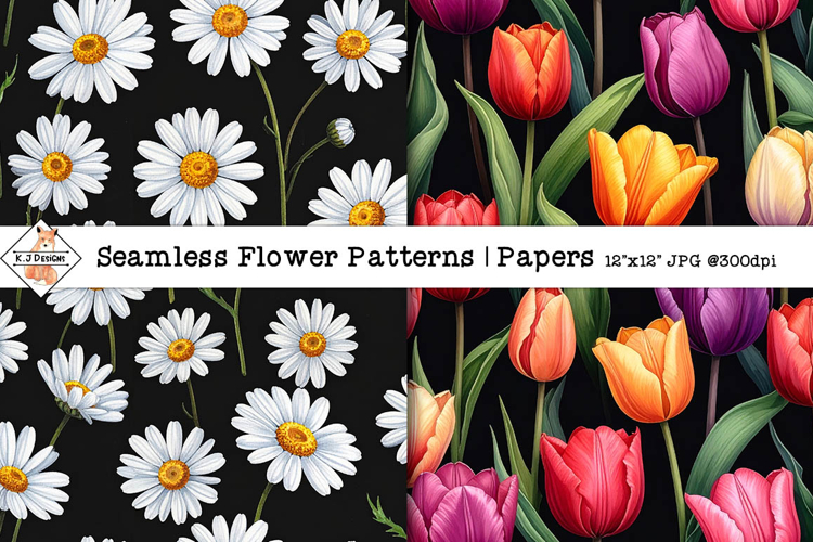 Seamless Flower Patterns | Papers