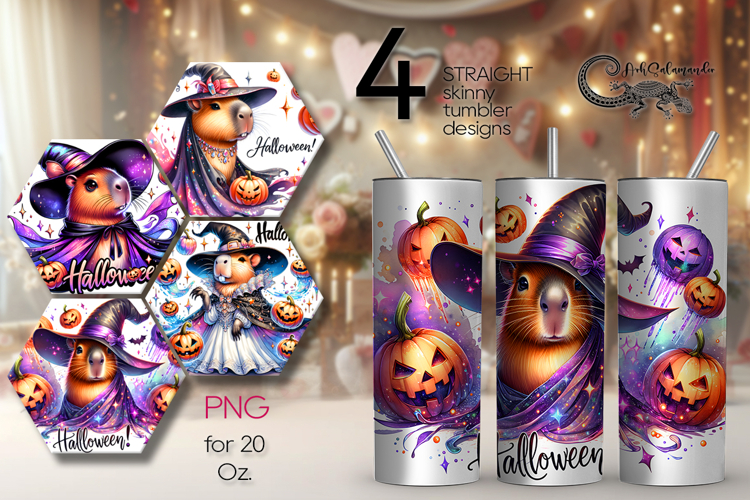 Funny Halloween character | Skinny tumbler sublimation