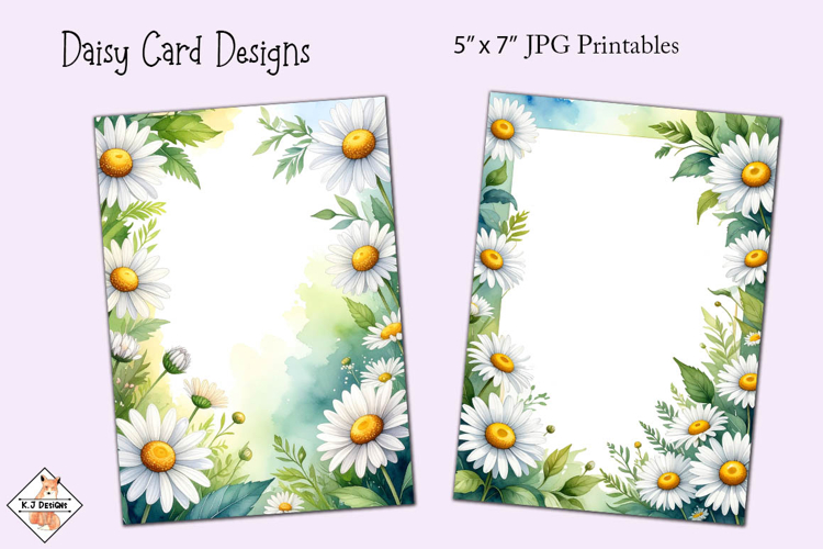 Daisy Card Designs | Printables