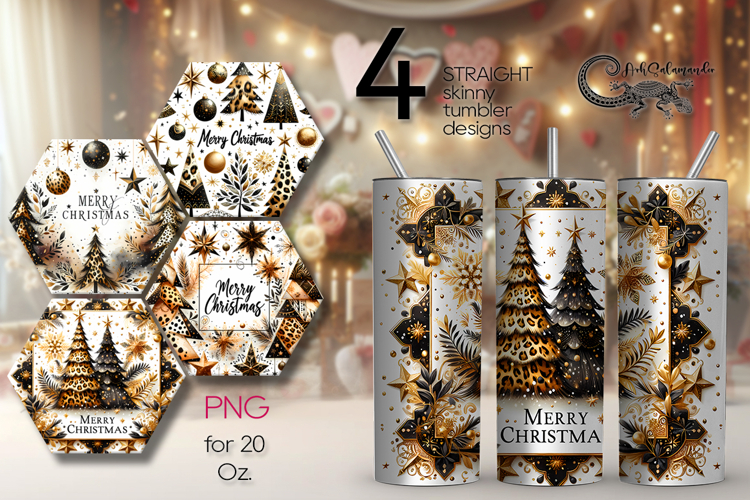 Christmas tree | Xmas Sublimation tumbler design PL
