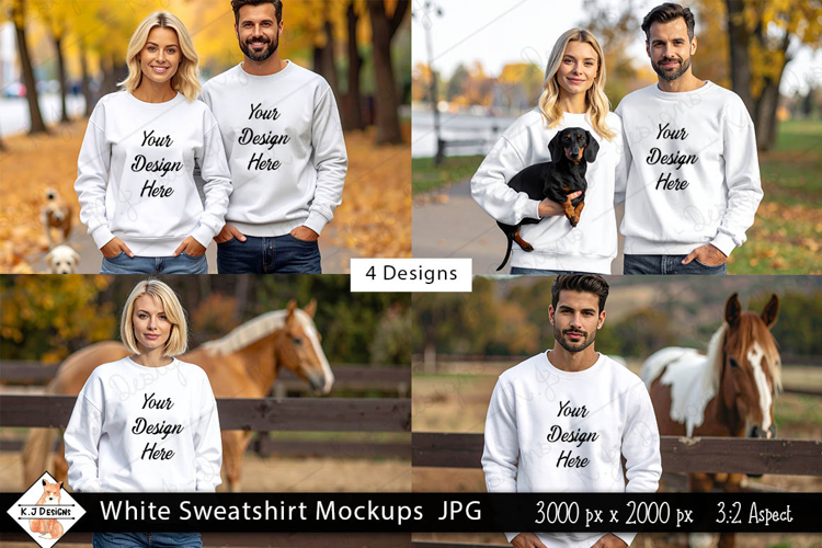 White Sweatshirt mockups jpg