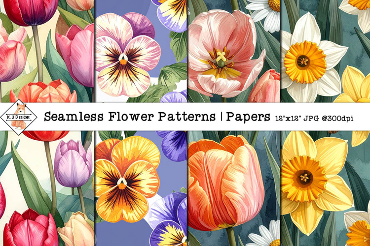 Seamless Floral Patterns | Papers