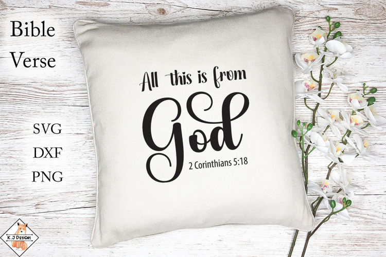 Bible Verse SVG | Christian Design