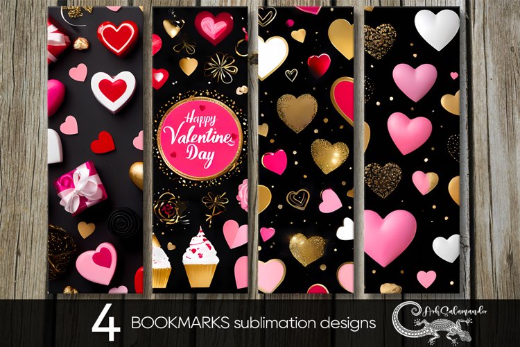 Pink Hearts Clipart Image 24