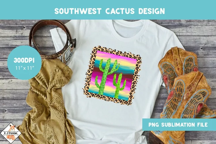 Southwest Cactus Sublimation | Western Design