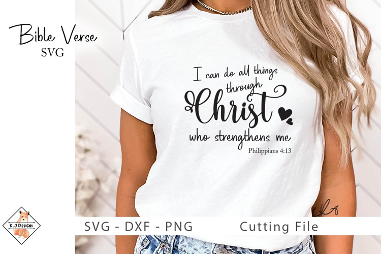 Bible Verse SVG | Christian Design