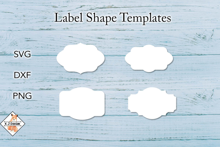 Label Shape Templates SVG