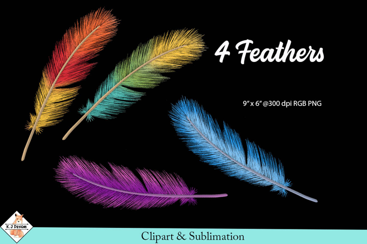 Feathers Clipart | Sublimation