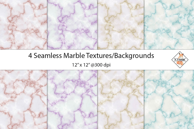Marble Paper Textures Digital Papers