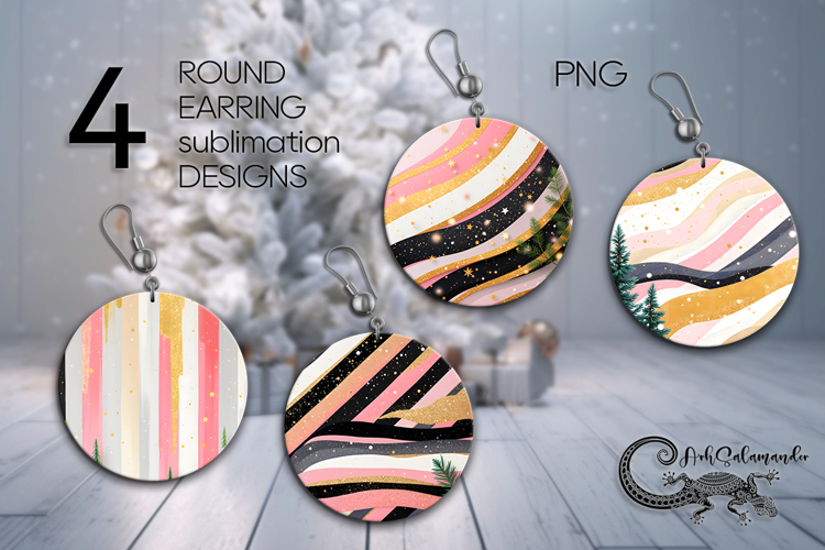 Christmas Earring SVG Image 4