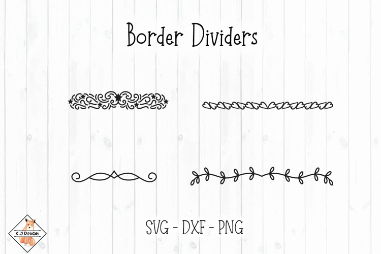 Border Dividers SVG DXF PNG