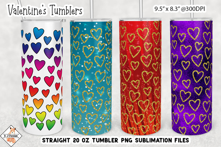 Tumbler Sublimation | Valentines Designs