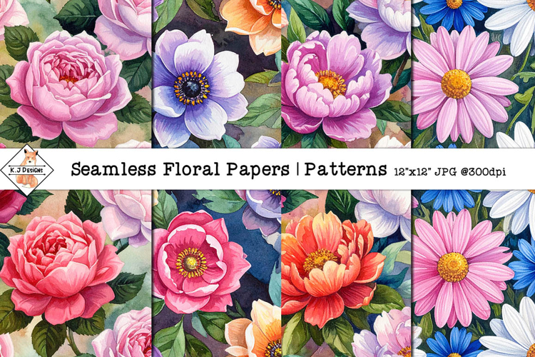 Seamless Floral Patterns | Papers
