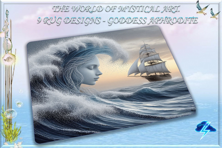 The World of Mysticism | 9 designs - Goddess Aphrodite, PNG
