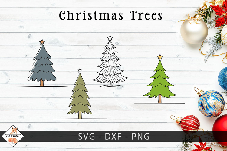 Christmas Trees SVG