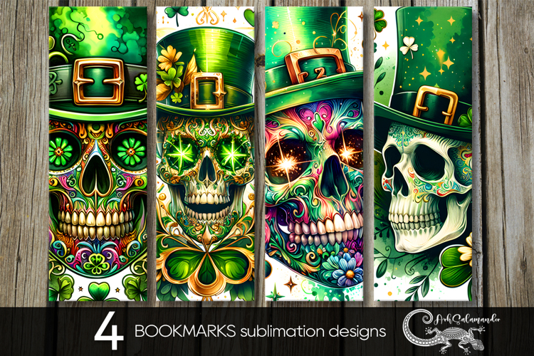 St. Patricks day animals | bookmarks sublimation designs P